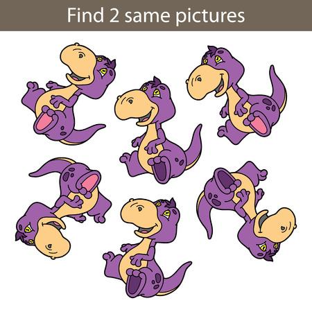 Kids educational game.Vector illustration of kids puzzle educational game for preschool childrenのイラスト素材