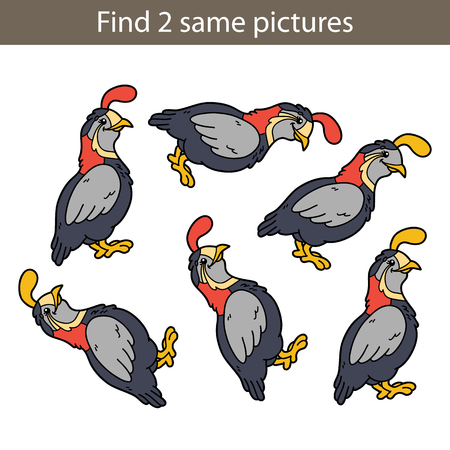 Kids educational game.Vector illustration of kids puzzle educational game for preschool childrenのイラスト素材