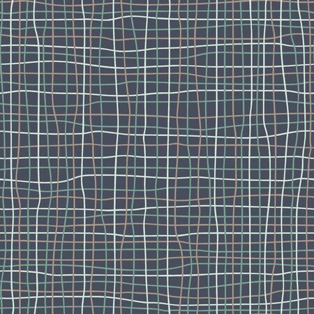Seamless vector hand drawn pattern with lines for wallpapers, web page backgrounds, textileのイラスト素材