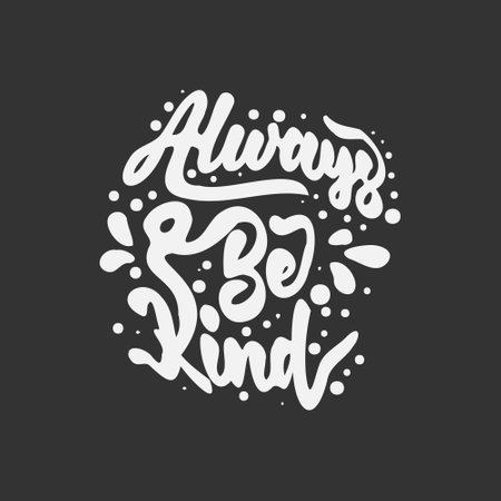 Always be Wild. Inspirational quote. Hand drawn lettering. Vector illustration.のイラスト素材