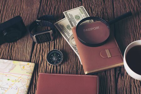 Travel plansの写真素材