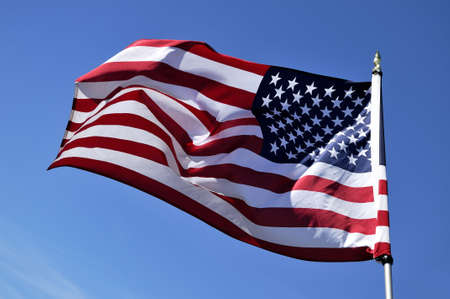 American flagの写真素材