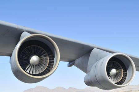 Air Force Cargo Plane Jet Engine