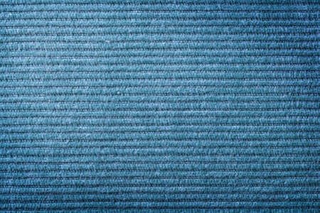 Blue corduroy fabric texture for background  Close up shotの写真素材