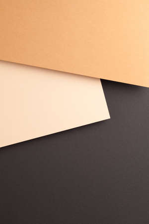 Abstract modern paper background. Empty room for text. Top viewの写真素材