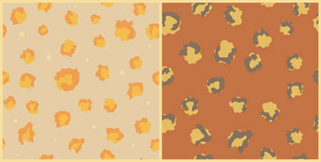 Abstract animal skin seamless pattern. Hand drawn simple repeated background. Vector