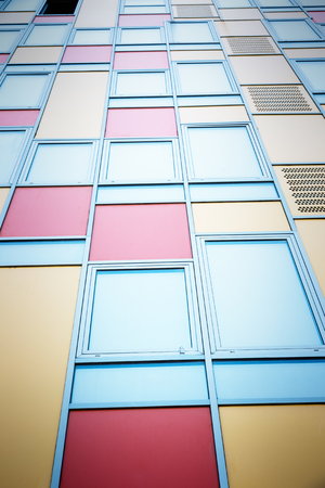 Colorful modern facadeの写真素材
