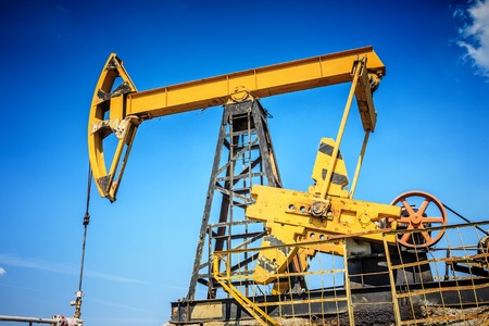 Oil pump. Oil industry equipment.の写真素材