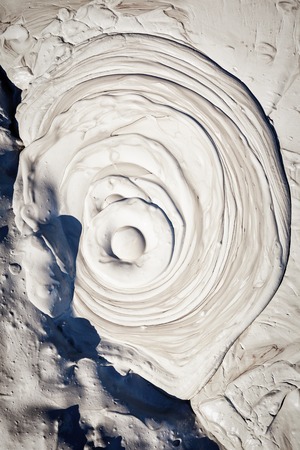 Mud volcano at Krasnodar state, Russiaの写真素材