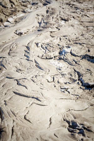 Mud volcano at Krasnodar state, Russia, cの写真素材