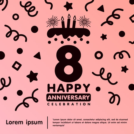 70th years elegant golden anniversary celebration emblem logo with brush-strokes rounded by ornate swirls and flourishes. vector illustration template designのイラスト素材