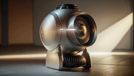 Secure Your Home with Indoor Surveillance Camera, Generative AIの素材