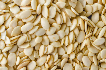 Heap of shelled watermelon seeds.の写真素材