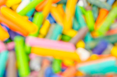 Abstract background texture of crayons. Out of Focus. Suitable for use as wallpapers.