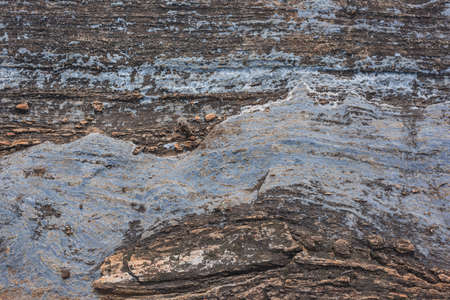 Texture of Calc-silicate rock (Metamorphic rock) in Suphan Buri province, Thailand. Suitable for use...