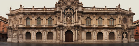 Piazza dei Miracoli in Bologna, Italyの素材