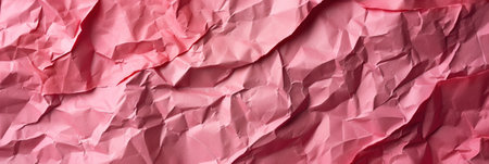 crumpled pink paper as a background, closeup of photoの素材