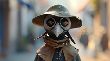 Cosplayer dressed as a character from the movie Star Wars in Barcelona.の素材