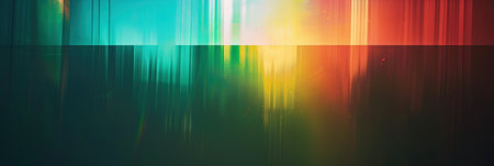 Abstract background. Multicolored stripes. Futuristic technology style.の素材