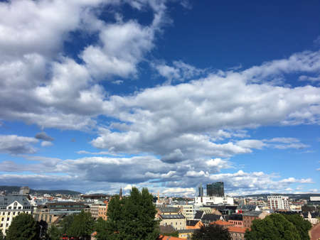 Oslo, the capital of Norway. Photo taken from the Akershus Fortress.のeditorial素材