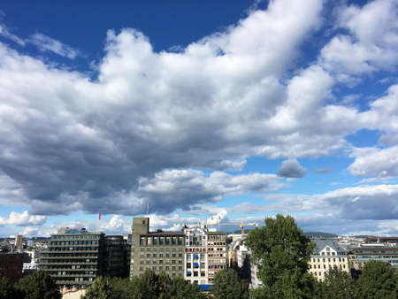 Oslo, the capital of Norway. Photo taken from the Akershus Fortress.のeditorial素材