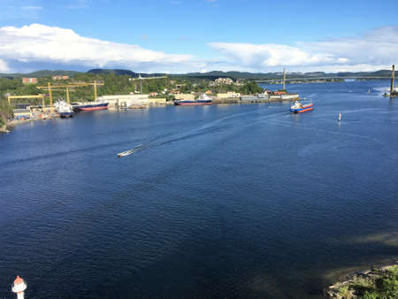 Brevik in Telemark county, Norway.の写真素材