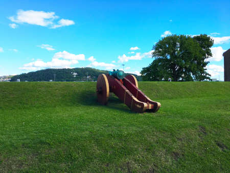 Cannon at Akershus Fortress in Oslo, Norway.のeditorial素材