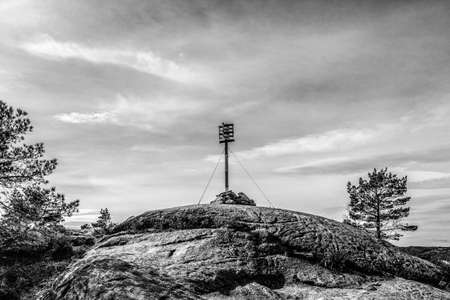 Top of a mountain. Southern Norway.の写真素材
