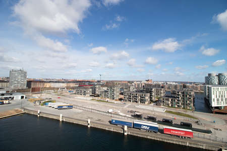 April 25th, 2017 - Copenhagen, Denmark: The picture is taken in Nordhavn, in the north-eastern part...