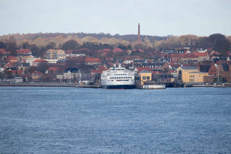 The city of Helsingor in Denmark.の写真素材