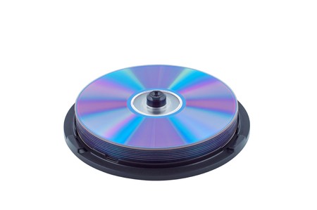 CD isolated on white background.