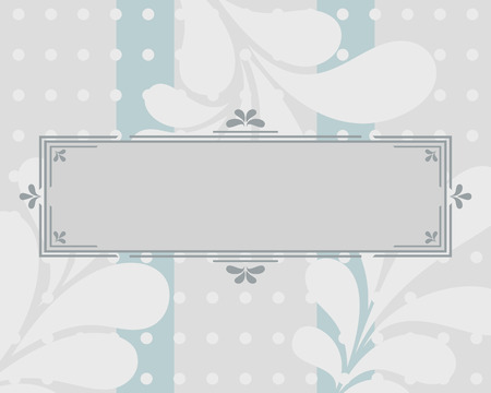 frame with curls for your text.のイラスト素材