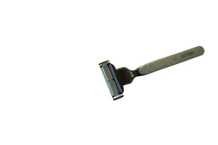 Shaver is used to make the background white の写真素材