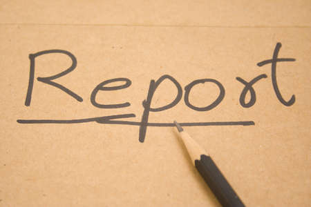 A written report for the start of the work required to write a report.