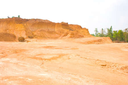 Chopping off the ground to get a satisfactory level of utilization.の写真素材