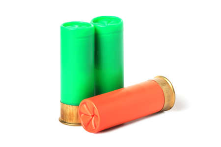 shotgun cartridges isolated 