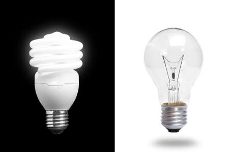 light bulb compareの写真素材