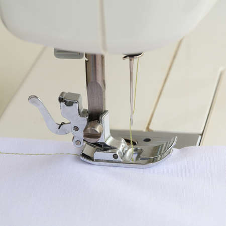 sawing machine close up 