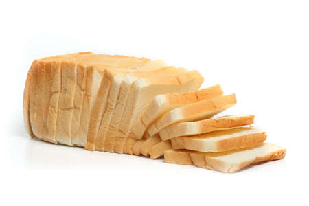  loaf of bread  isolated white の写真素材