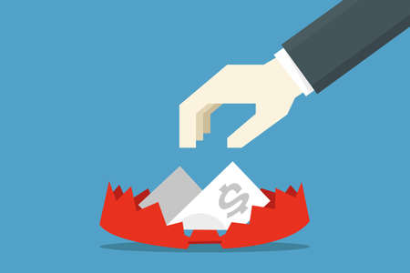 business trap, vectorのイラスト素材