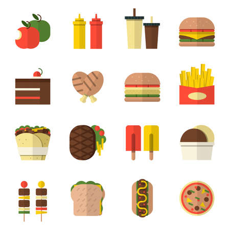 food icon design.のイラスト素材