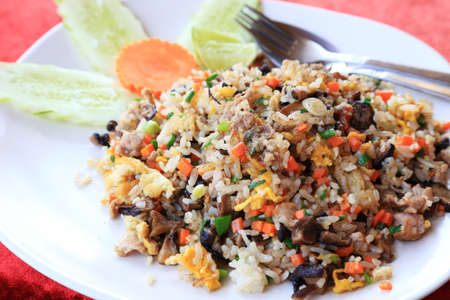 Thai food, fried riceの写真素材