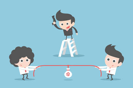 competition business people conceptのイラスト素材