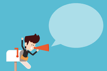 Communication flat designのイラスト素材