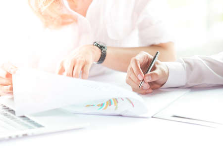 Business meeting- brainstorming.