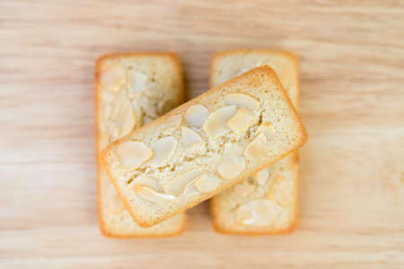 Financiers cake close up.の写真素材