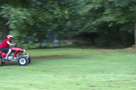 More 4-wheeler actionの写真素材