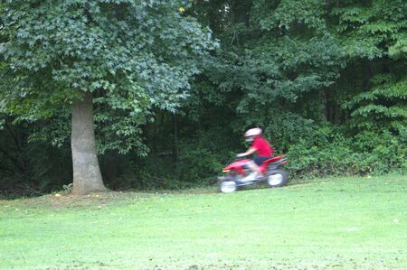 ATV actionの写真素材