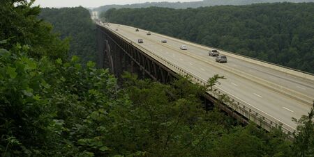 Overlook of bridgeの写真素材