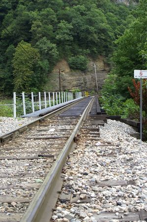Railroad tracksの写真素材